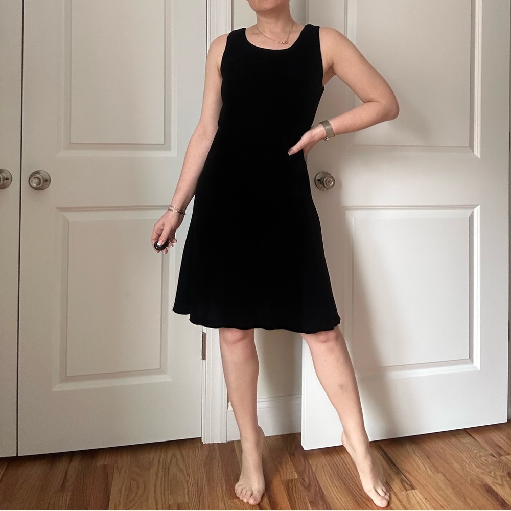 Beautiful Vintage LIMITED Silk Blend Velvet Slip Dress